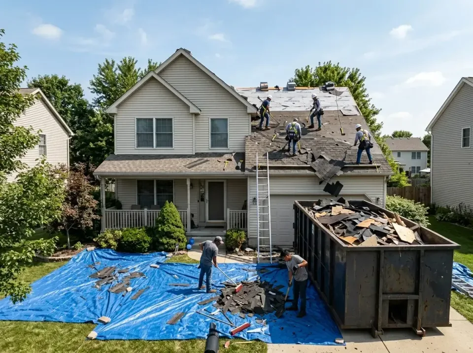 roof-replacement-debris-remova-004 — frequently asked questions, Cheapest Dumpster Rentals in Olympia Heights, FL